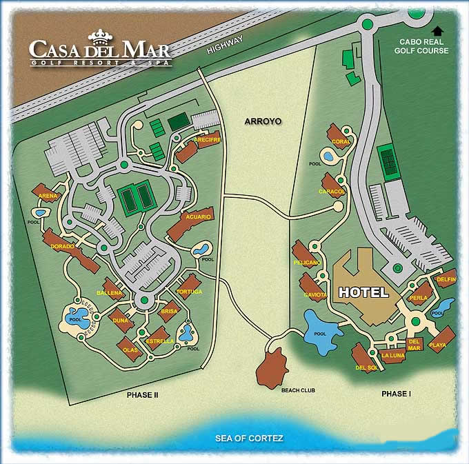 A Casa del Mar Site plan